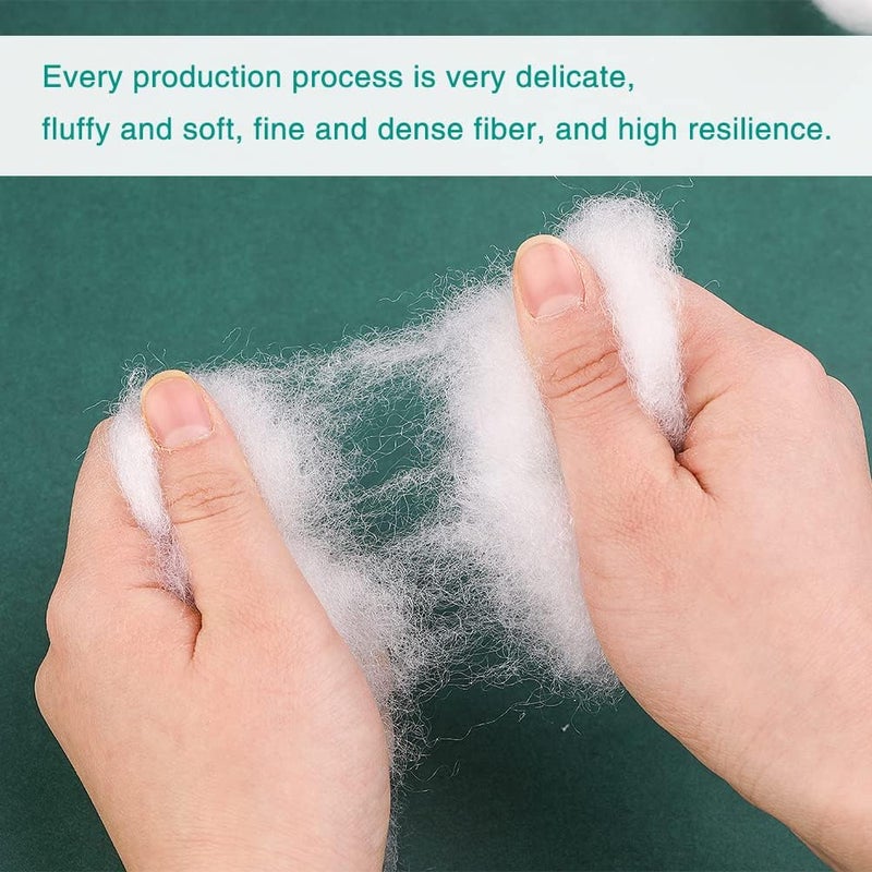 LOKUNN High Resilience Pillow Fill  500g Polyester Fiber  Stuffing for Pillows  Stuffed Animals  DIY Crafts - Image 5